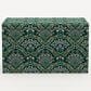 Rifle Paper Co Crafted by Cloth & Company Willie Storage Bench in Bramble Emerald, , large
