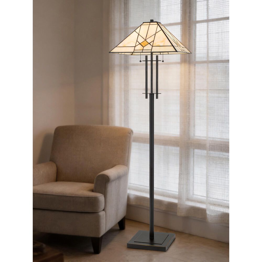 Cal Lighting Zuni Floor Lamp in Dark Bronze, , large