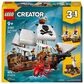 LEGO Creator Iconic Pirate Ship Building Set, , large
