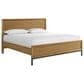 Hawthorne Furniture Newport King Panel Bed in Natural Oak and Matte Black, , large