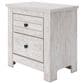 Ashley Makidern 2 Piece King Storage Bedroom Set with Four Drawers in Whitewash, , large