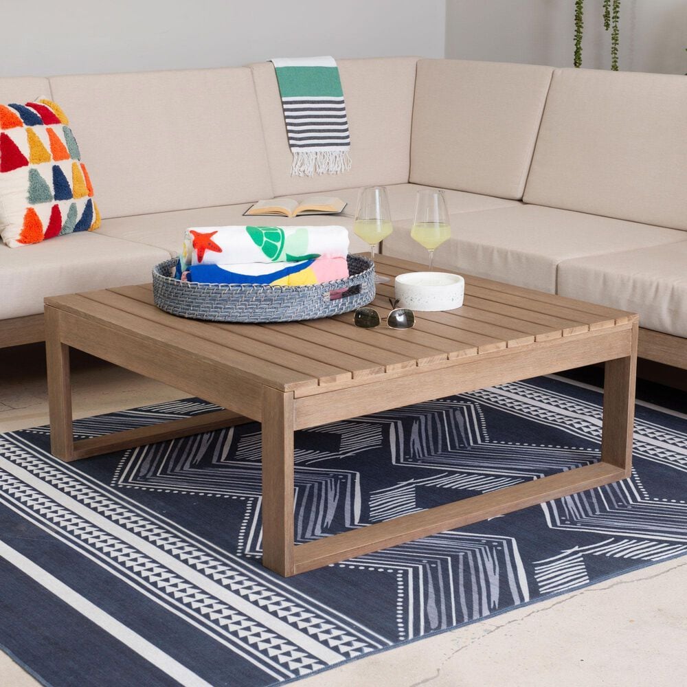 Linon Home Decor Silas Coffee Table in Natural, , large