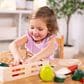 Melissa & Doug Wooden Cutting Food Play Food Set, , large