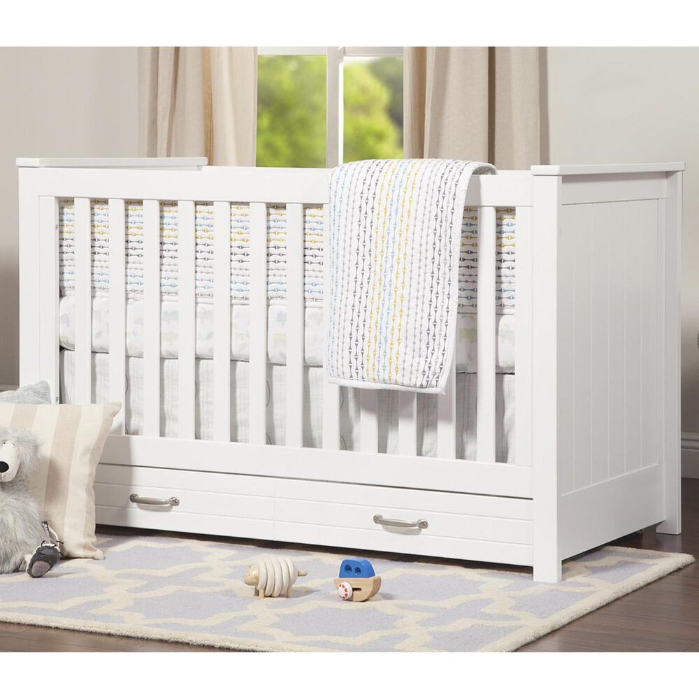 DaVinci Asher 3-In-1 Convertible Crib in White, , large