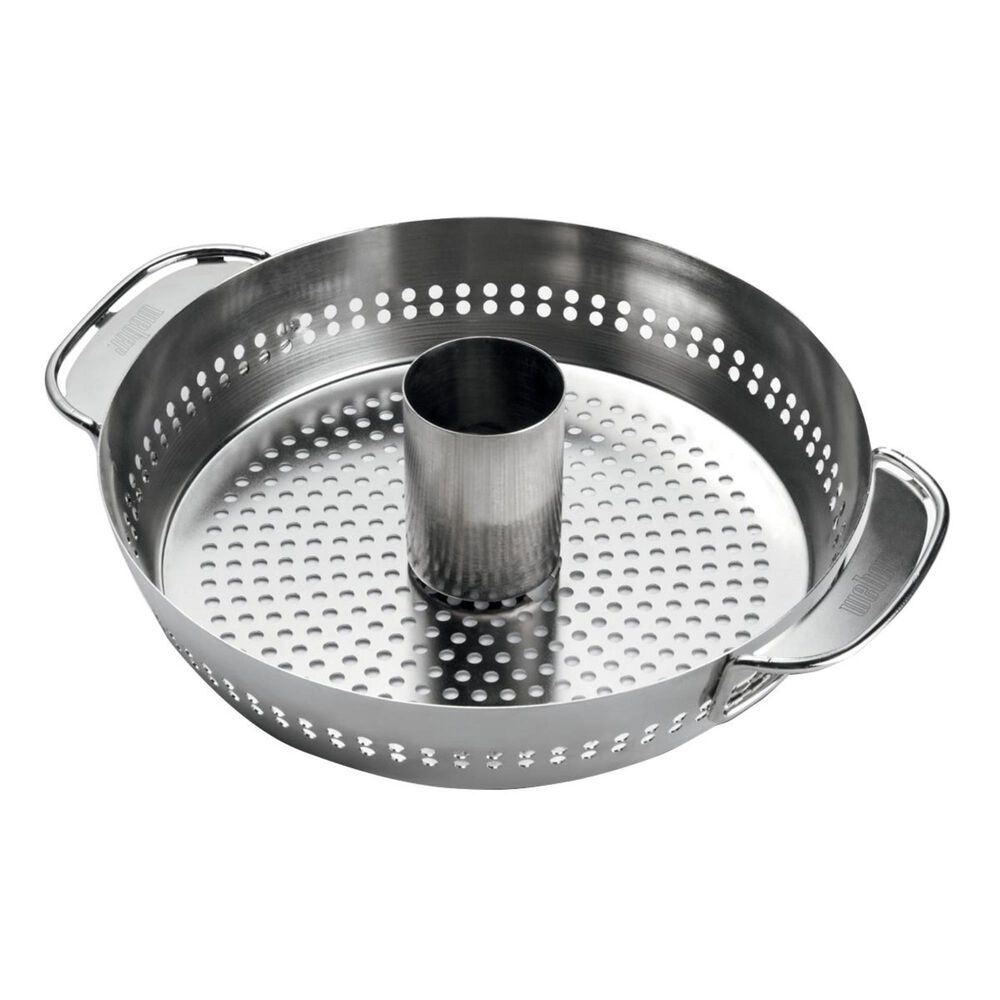 Weber Gourmet Barbeque System Poultry Roaster in Stainless Steel, , large