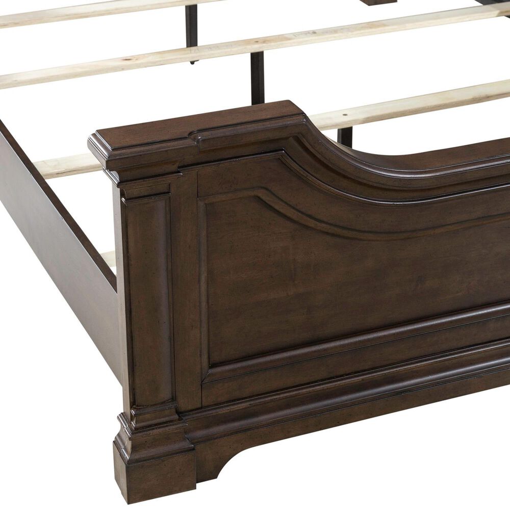 Liberty Furniture Arden Road Queen Poster Bed in Satin Cherry, , large