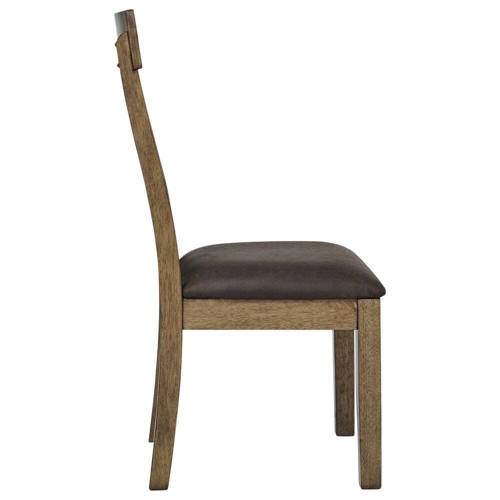 Ashley Urbinforte Side Chair in Light Brown, , large