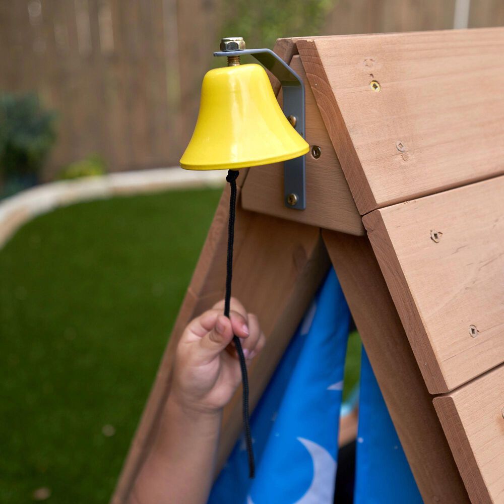 Kidkraft A Frame Hideaway &amp; Climber in Natural, , large