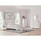 Ashley Kozlani 4-Piece Full Panel Bedroom Set in Matte White, , large