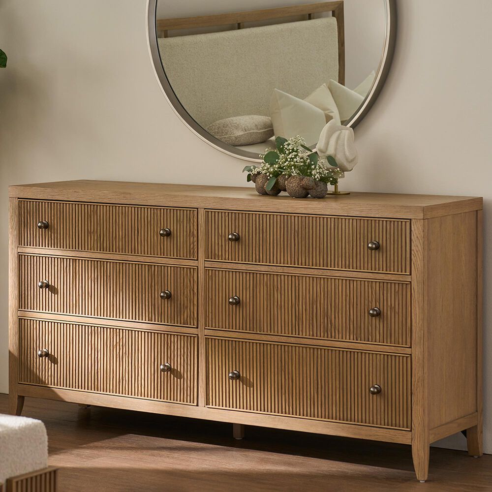 Universal Furniture Avaline Carmen 6-Drawer Dresser Only in Skylark, , large