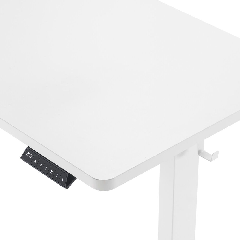 OSP Home Primo 60&quot; Electric Sit and Stand Desk in White, , large