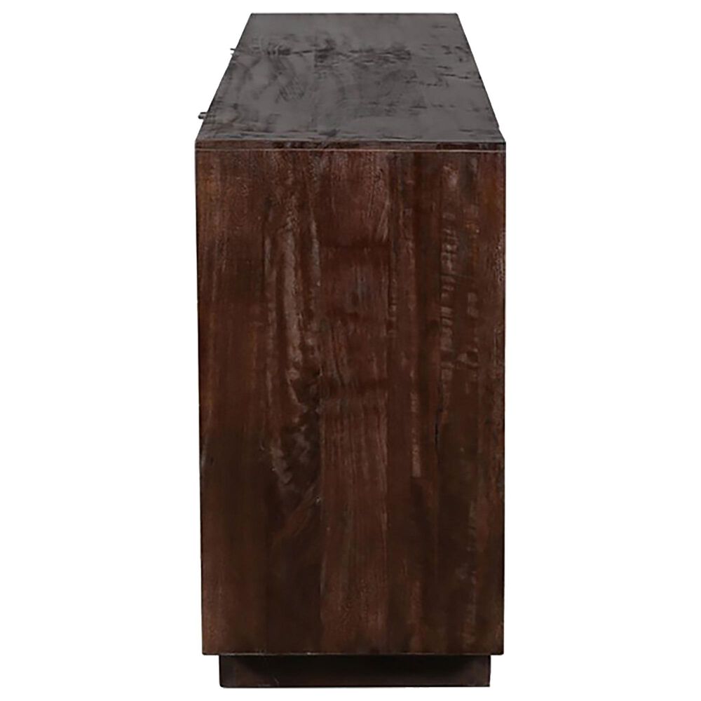 Simeon Collection Crossings Palace 78&quot; TV Console in Silver Clad and Antique Walnut, , large