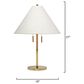 Jamie Young Hartwell Rattan Table Lamp in Natural, , large