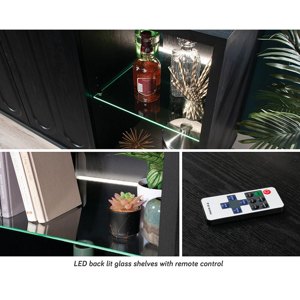 Sauder Select 70&quot; TV Stand in Raven Oak, , large