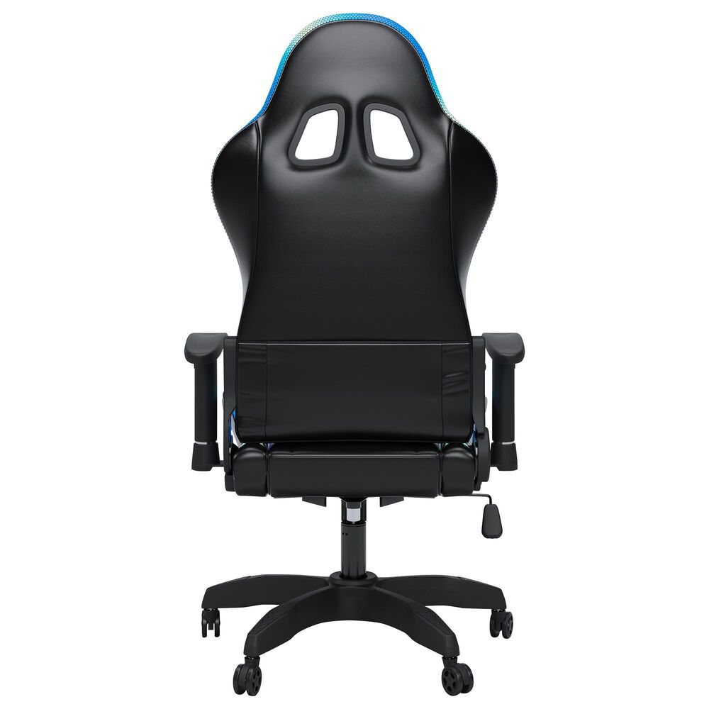 Ashley Lynxtyn Swivel Desk Chair in Black, , large
