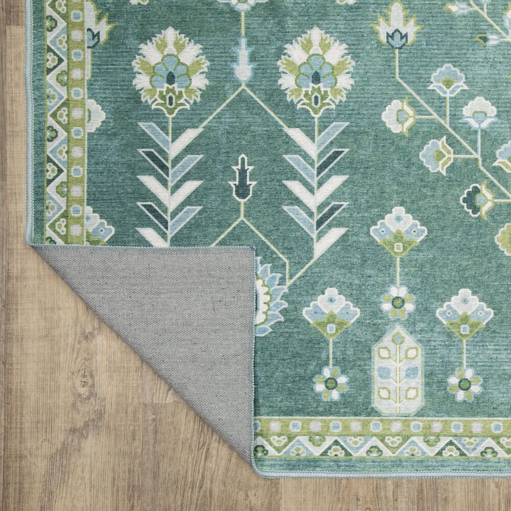 ROW by Oriental Weavers Addison Green and Teal 2' x 3' Area Rug, , large