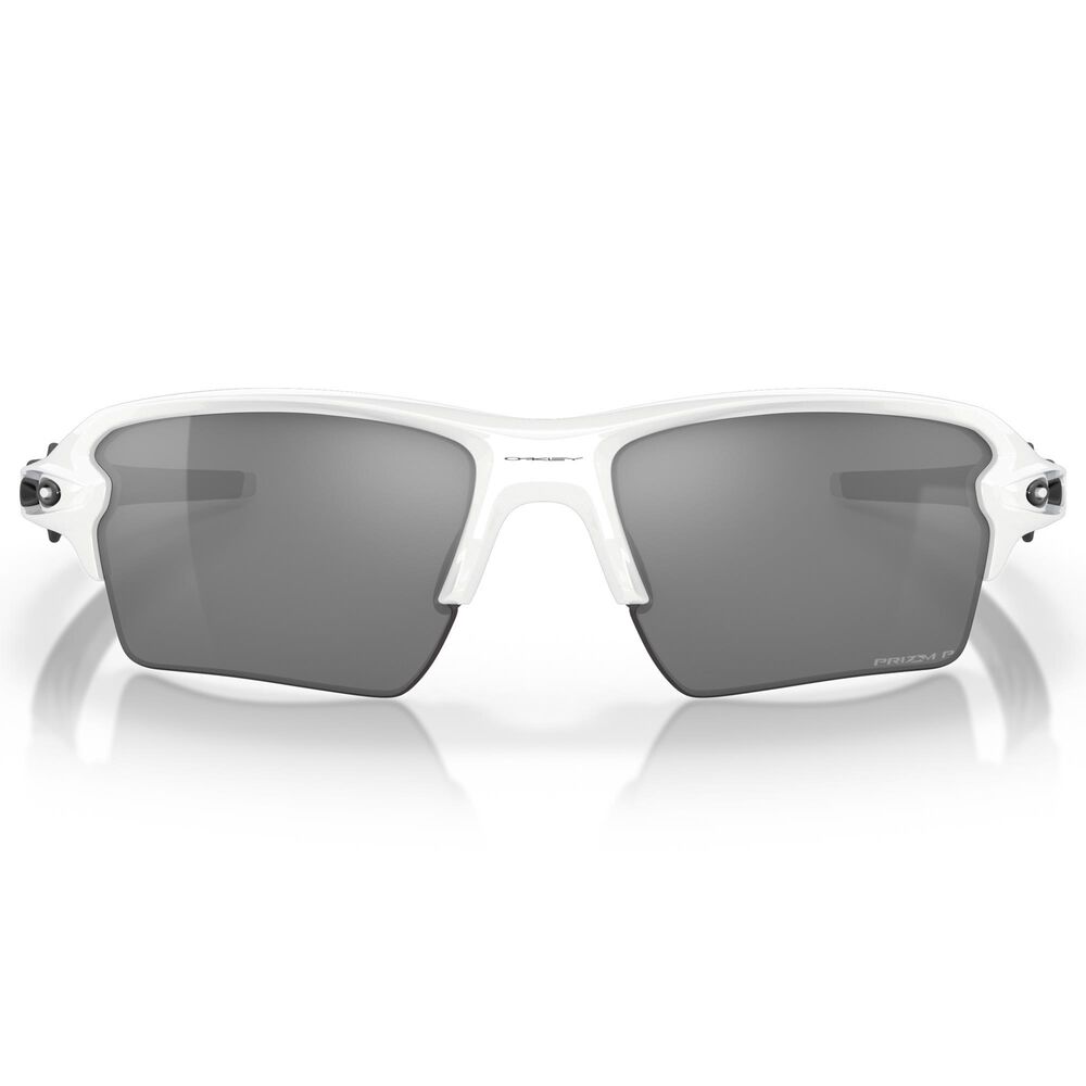 Oakley Flak 2.0 XL Sunglasses with Prizm Black Polarized Lenses in Polished White, , large