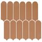 Dal-Tile Artefino Vintage Morganite 2" x 6" Fish Scale on 12" x 13" Porcelain Mosaic Sheet, , large