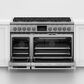 Fisher & Paykel 48" Professional Dual Fuel Range with 8 Burners and Natural Gas in Stainless Steel, , large