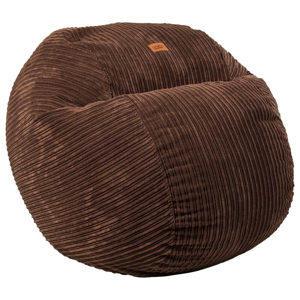 37B Convertible Bean Bag Chair with Queen Bed in Espresso | NFM