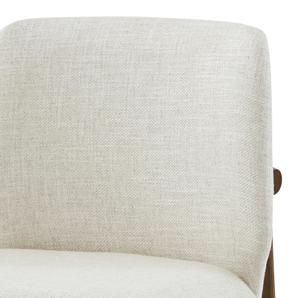 Theodore Alexander Kesden Side Chair with Halo Upholstered in Pyramid Brown, , large