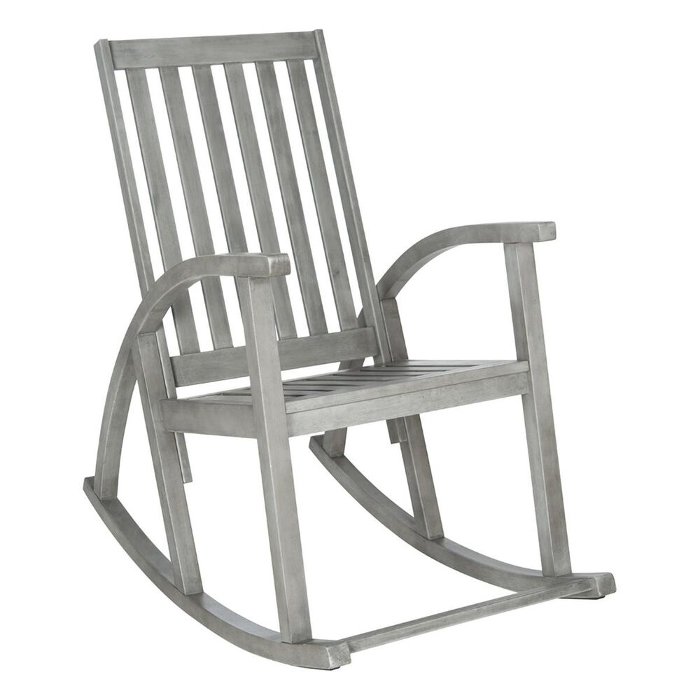 Safavieh Clayton Rocking Chair in Grey, , large