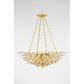 Troy Lighting Vittoria 8-Light Chandelier in Gold Leaf, , large