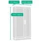 Sauder HomePlus Large Storage Cabinet with Door in Dakota Oak, , large