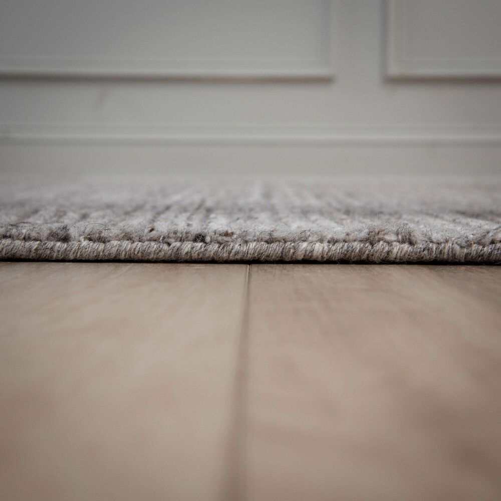 RIZZY Luxe Brown and Gray 4' x 6' Area Rug, , large