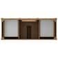 James Martin Brittany 60" Single Bathroom Vanity in Pecan with 3 cm Tajnar Eclos Top, Rectangular Sink and FreePower Wireless Charger, , large