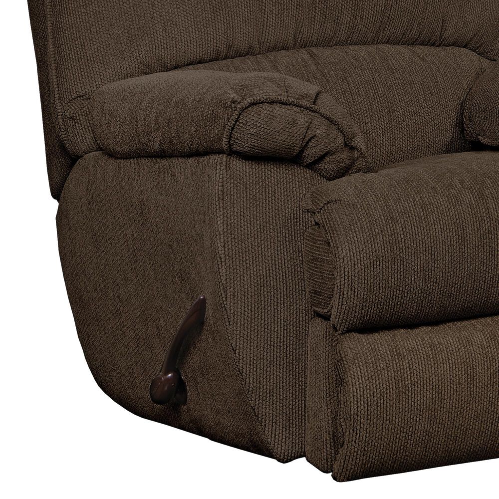 Catnapper Elliott Manual Glider Recliner in Chocolate, , large