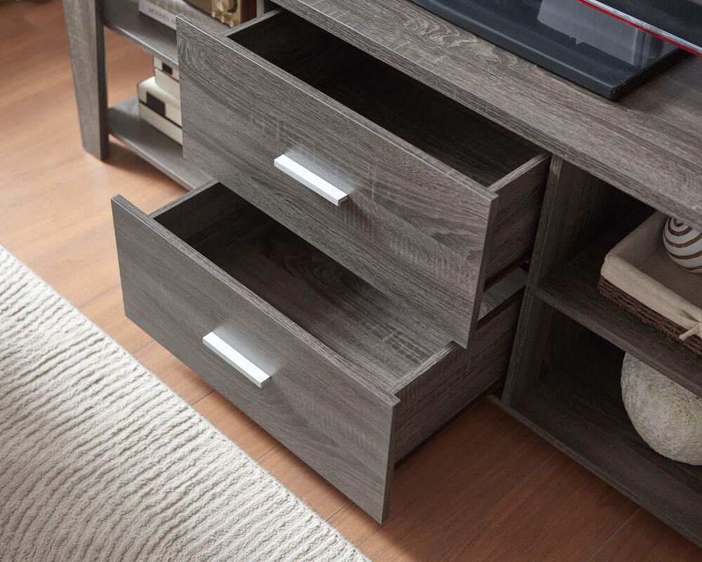 Global Movement TV Stand in Distressed Grey, , large