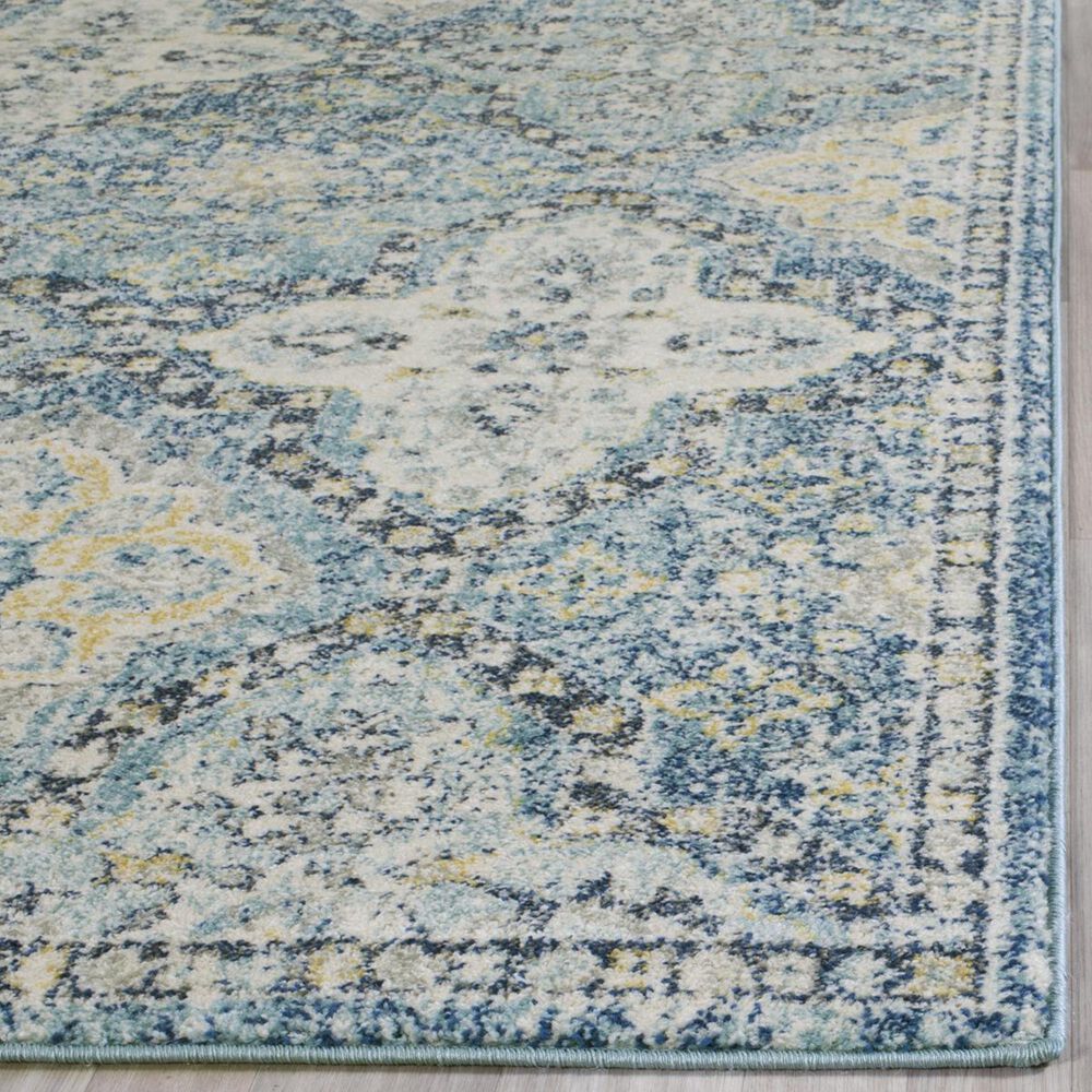 Safavieh Evoke EVK274C-3 3&#39; x 5&#39; Light Blue/Ivory Area Rug, , large