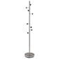 Adesso Swizzle Coat Rack in Brushed Steel and Black, , large