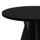 HOMLUX 47.2" Round Dining Table in Black - Table Only, , large