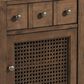 American Drew Foster Rectangular Chairside Chest in Brown, , large