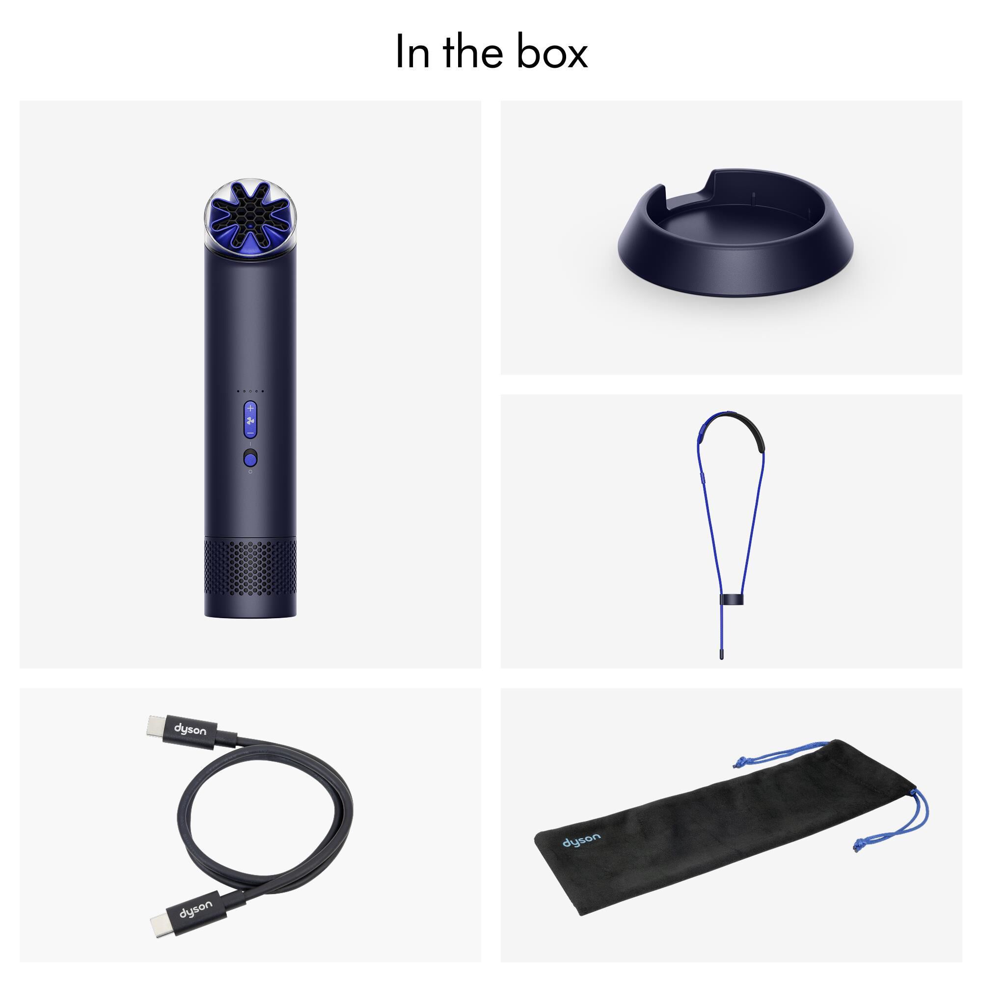 Dyson HushJet Mini Cool Fan in Cobalt/Ink