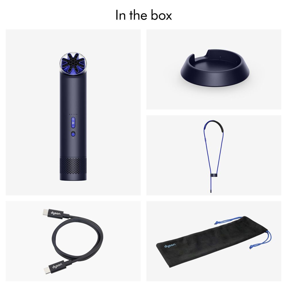 Dyson HushJet Mini Cool Fan in Cobalt/Ink, , large
