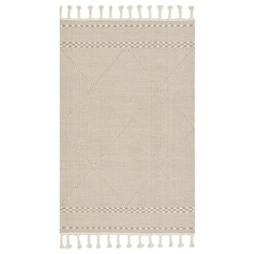 Loloi II Sawyer SAW-03 3"6" x 5"6" Sand Area Rug, , large