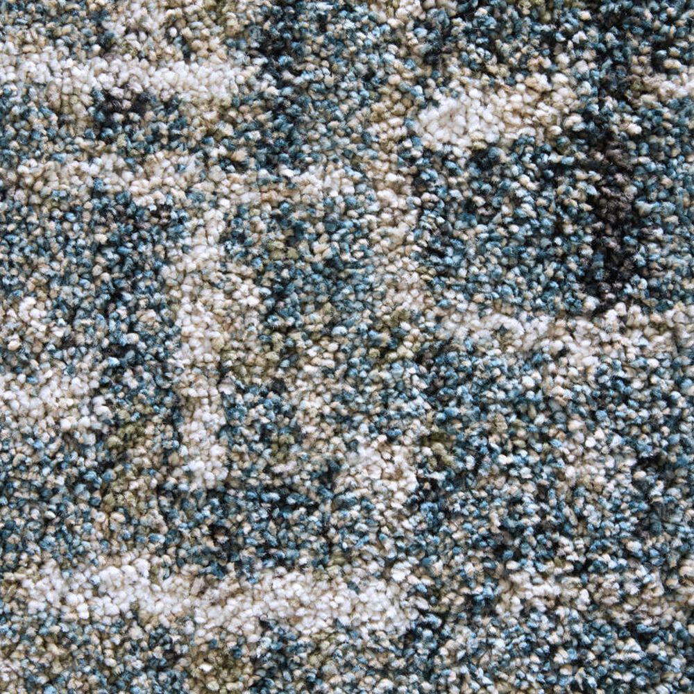 Feizy Richmond Blue and Beige 2&#39;6&quot; x 7&#39;3&quot; Runner, , large