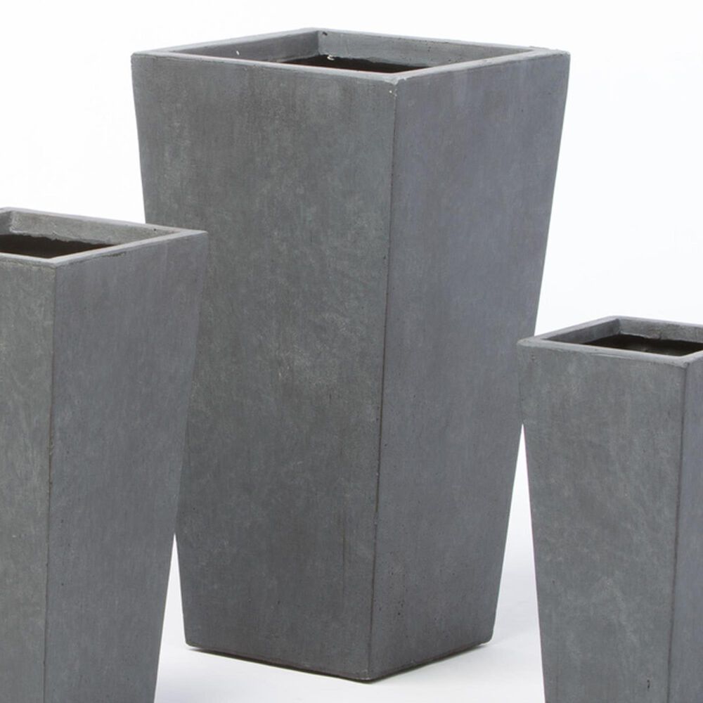 Alfresco Home Medium Tall Square Burrow Planter, , large