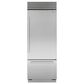 Sub Zero 17 Cu. Ft. Classic Right Hinge Bottom Freezer Refrigerator with Tubular Handle in Stainless Steel, , large