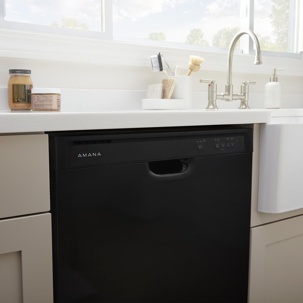 Amana 24&quot; Built-In Dishwasher with Midnight Interior in Black, , large
