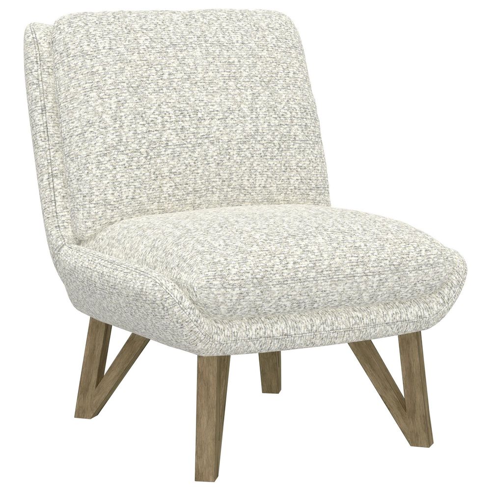 Golden Wave Furniture Emerson Armless Accent Chair in Cream, , large