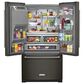 KitchenAid 26.8 Cu. Ft. Standard-Depth French Door Refrigerator with Exterior Ice and Water Dispenser, , large