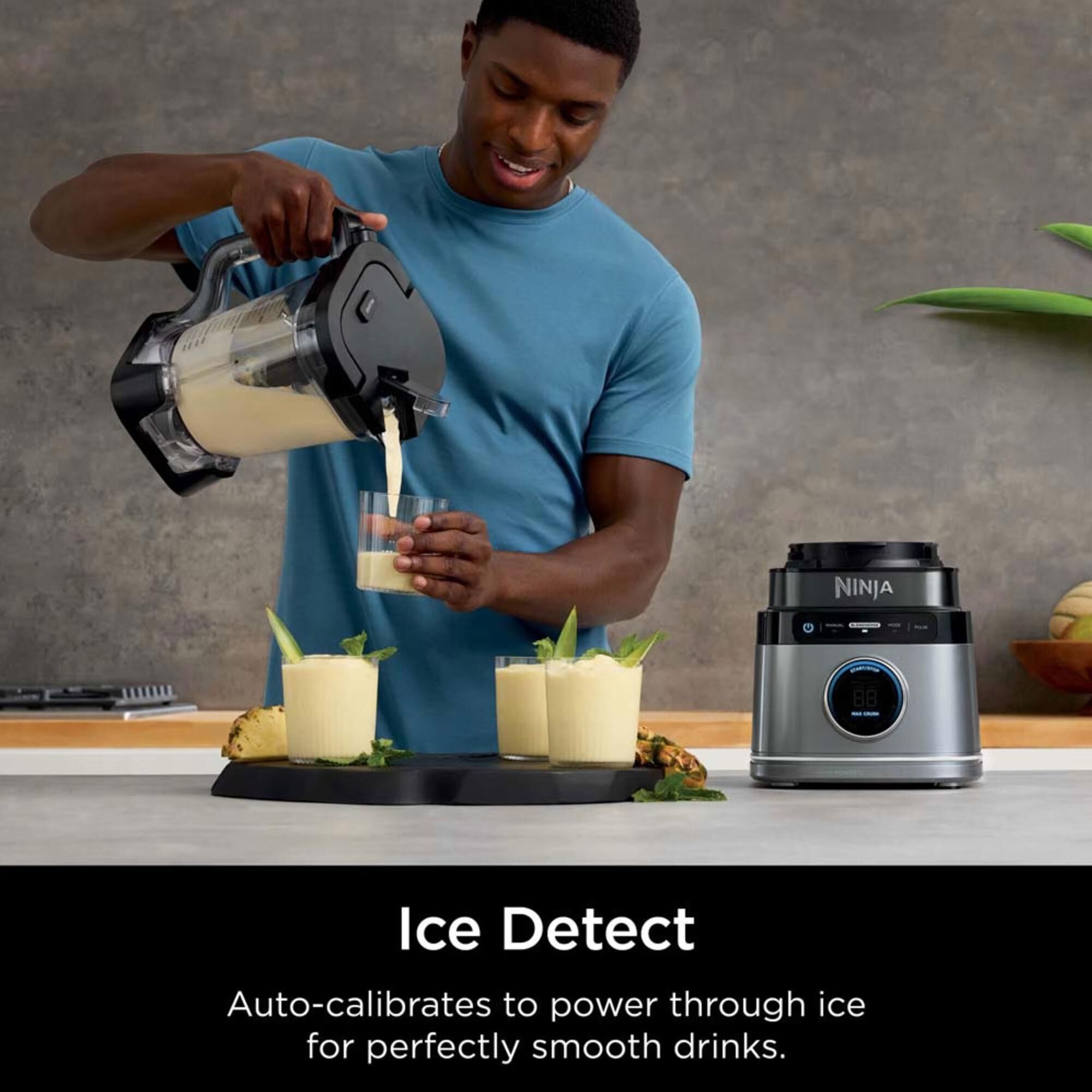 Ninja 10-Speed Detect Power Blender in Cloud Sliver