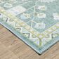 ROW by Oriental Weavers Addison Green and Teal 6"7" x 9"2" Area Rug, , large