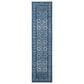 Safavieh Tulum TUL264N 2" x 7" Navy and Ivory Runner, , large