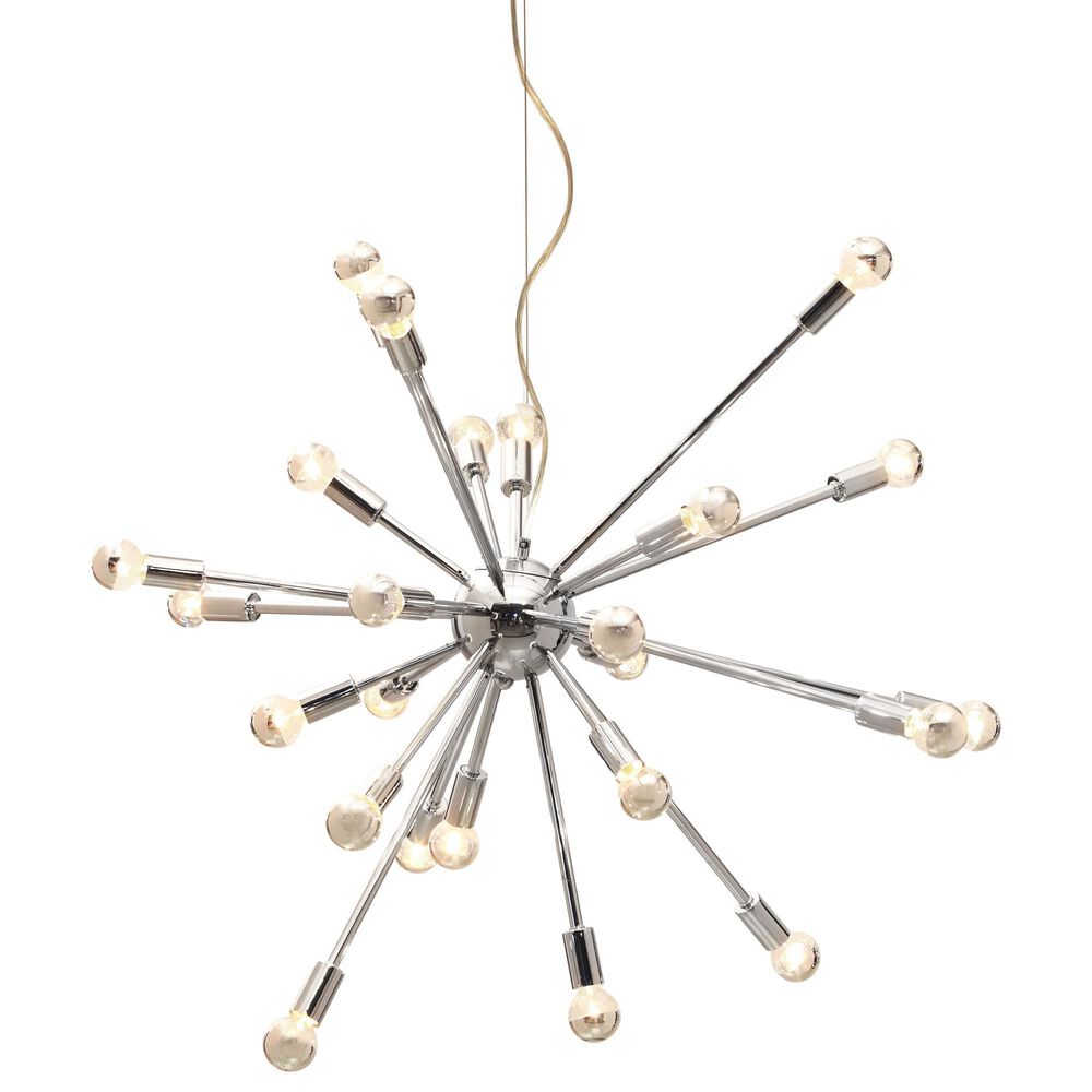 Zuo Modern Physics 50031 Ceiling Lamp in Chrome, , large