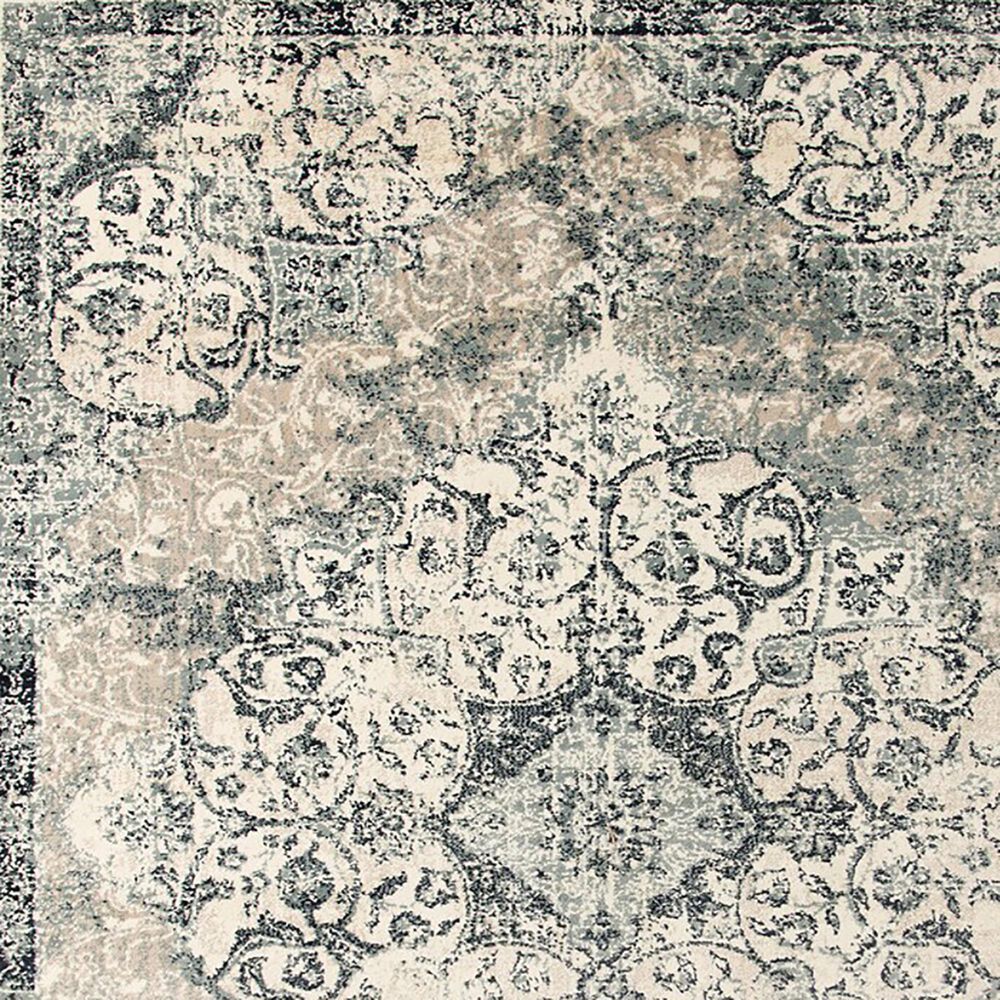 Amer Rugs Allure 2&#39; x 3&#39; Ivory and Blue Area Rug, , large